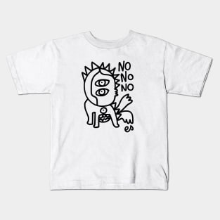 The No Graffiti Cool Monster Art Kids T-Shirt